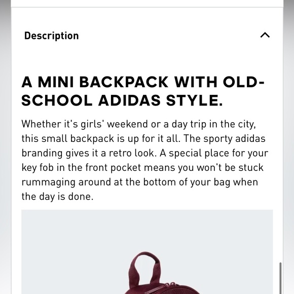 Adidas originals Santiago mini backpack in the color hazy rose pink - Picture 7 of 8